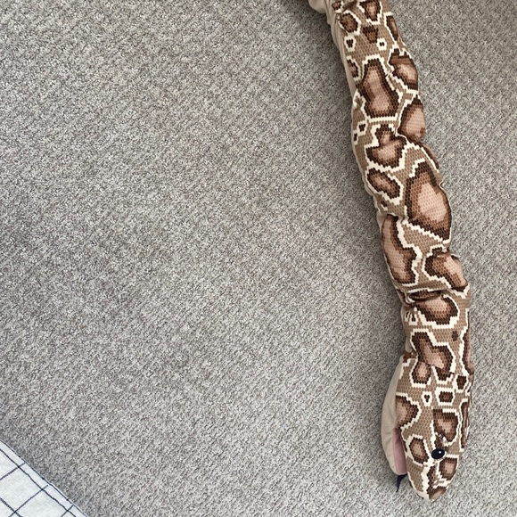 Ikea Djungelskog Hand Puppet Plush Brown Anaconda Snake Python LARGE 60” - Picture 5 of 5